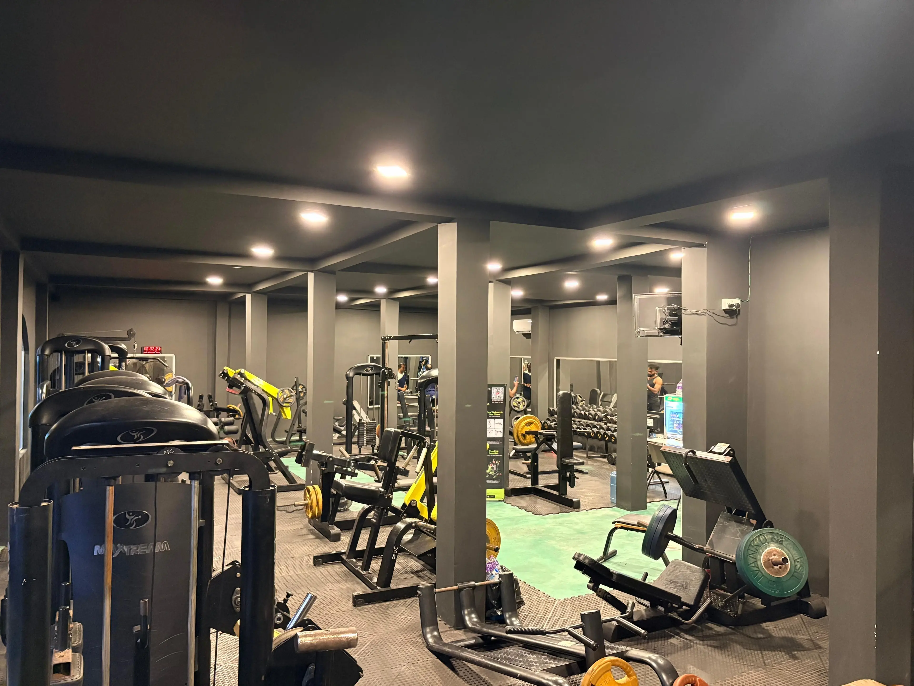 Strength training area