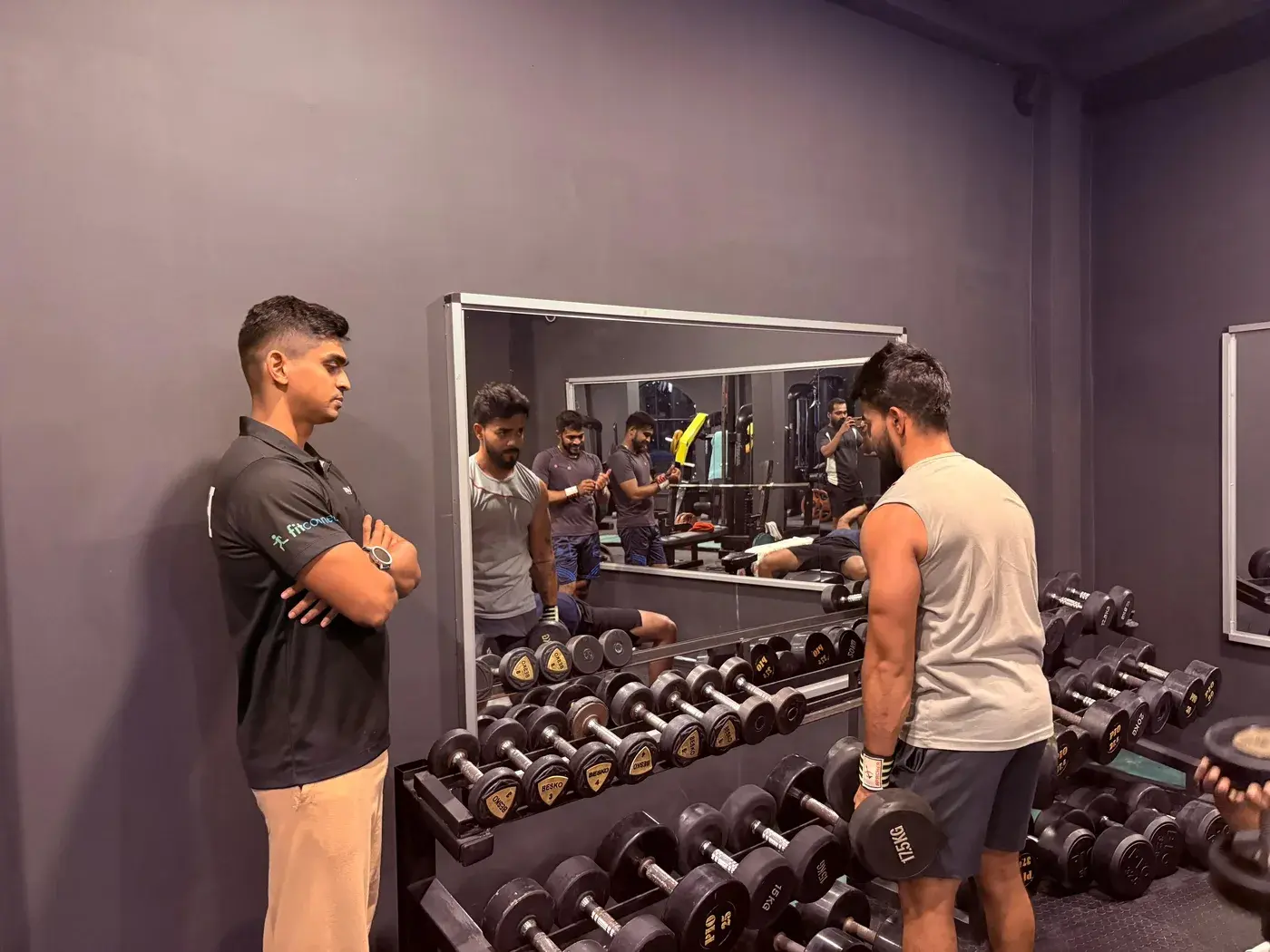 Coach-led training support at Dynamic Fitness